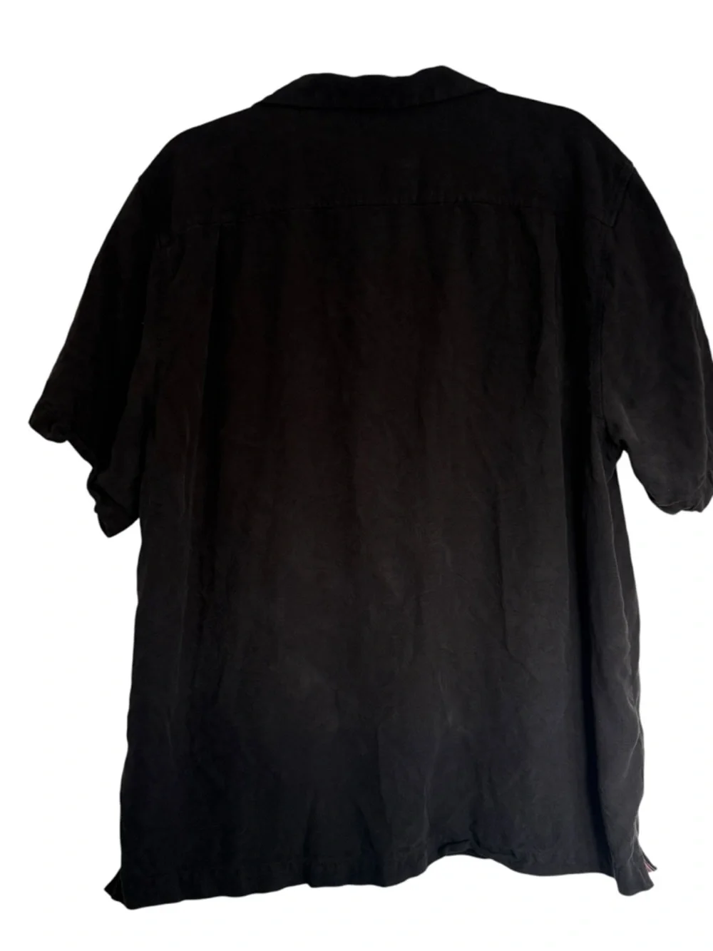 Tommy‎ Bahama Black Silk Camp Shirt XL